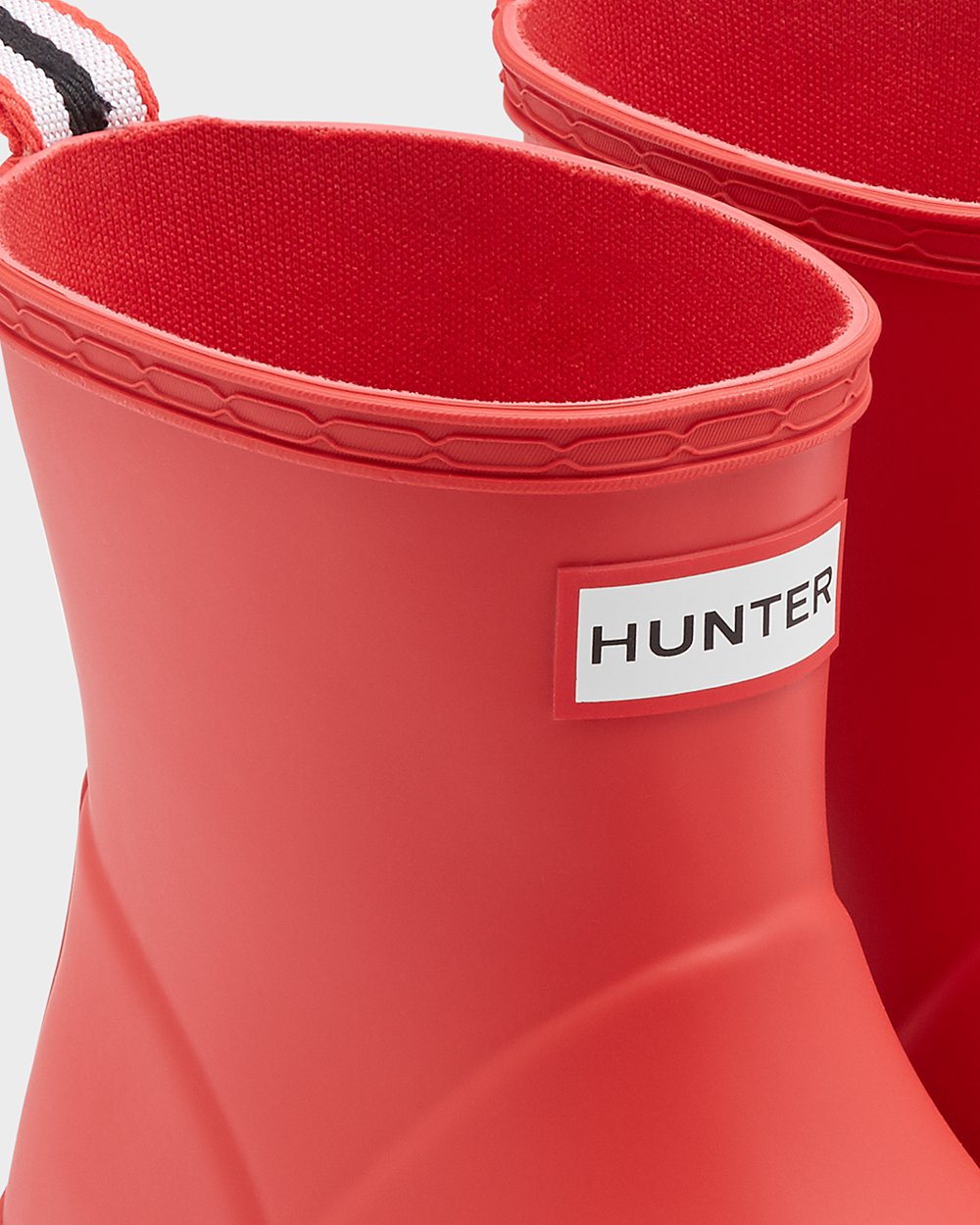 Hunter Original Short Rain Play Boots - Shop Womens Red - AJWYML059